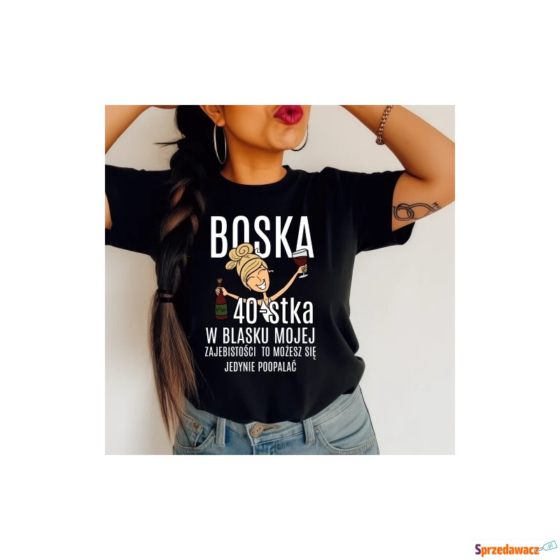 Damska koszulka na urodziny boska...
