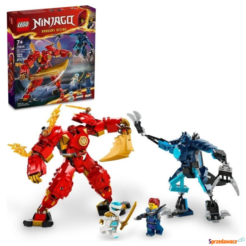 Klocki konstrukcyjne LEGO Ninjago 71808 Mech... - Klocki - Sieradz