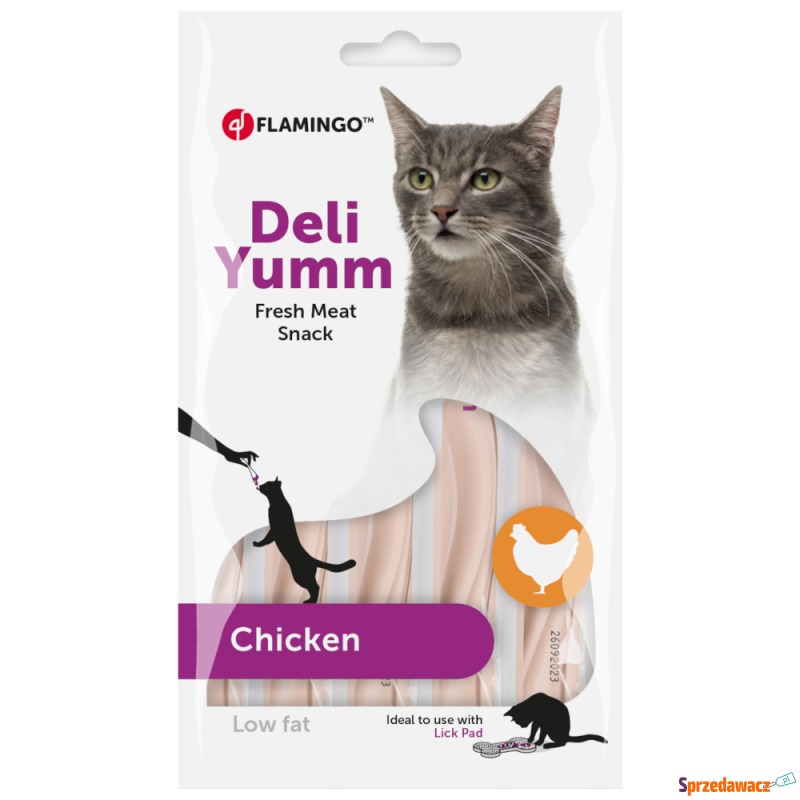 Flamingo Deli Yumm, pasta dla kota - Z kurczakiem,... - Przysmaki dla kotów - Wałbrzych
