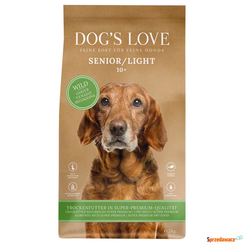 Dog´s Love Senior/Light, dziczyzna...