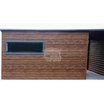 Schowek domek ogrodowy 4,5x2,5m + wiata 1,8m drzwi 2x okno rynny dach GP450