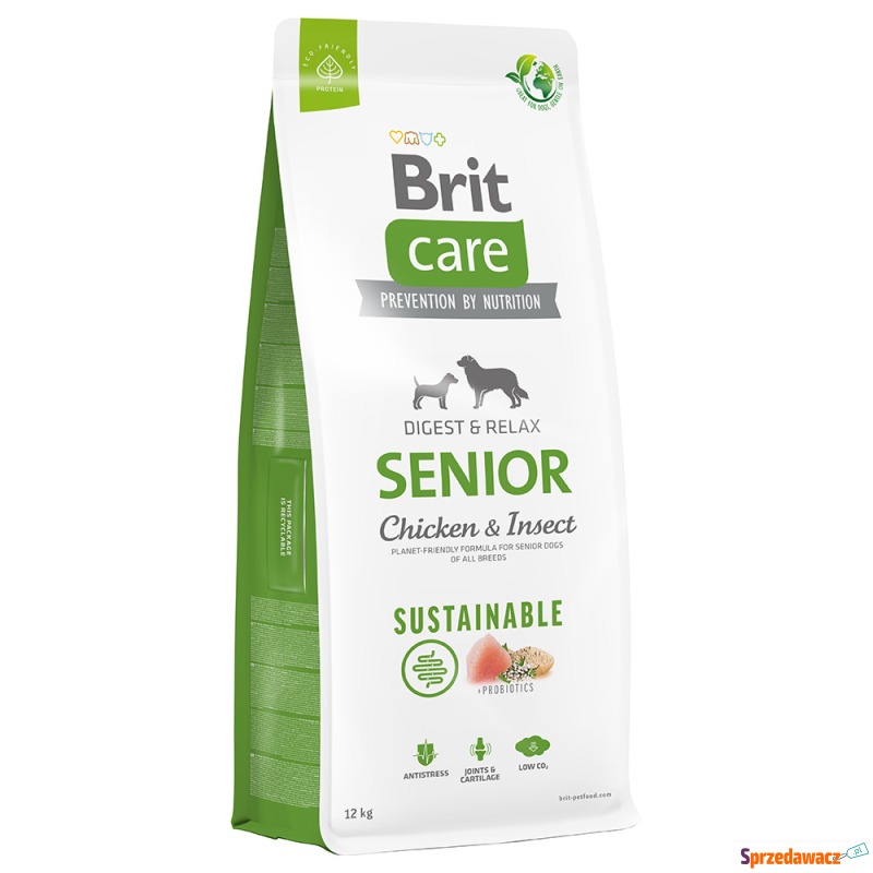 Dwupak Brit Care Sustainable - Senior, kurczak... - Karmy dla psów - Starachowice