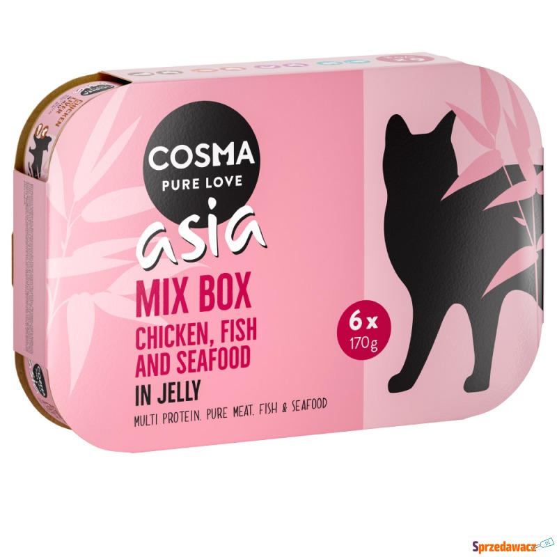 Megapakiet Cosma Asia, 24 x 170 g - Pakiet mi... - Karmy dla kotów - Rzeszów
