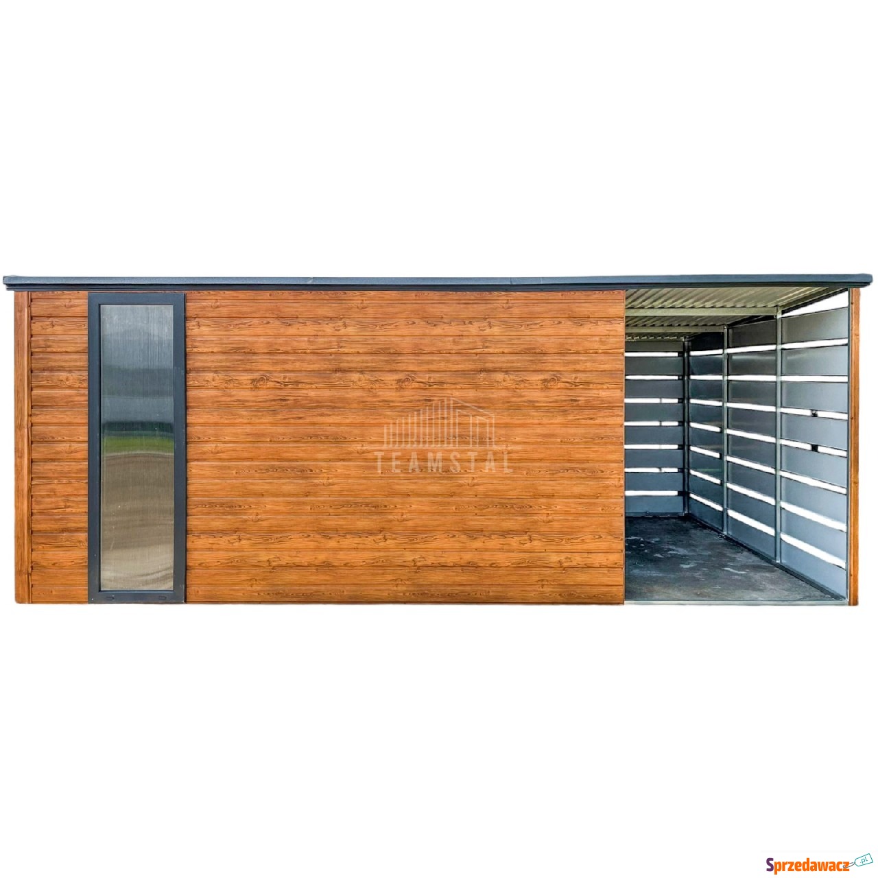 Schowek domek ogrodowy 4x3m + wiata...