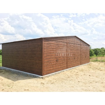Garaz blaszany 9x6m 3x brama uchylna drzwi dr... - Garaże i wiaty - Sopot - zdjęcie 2