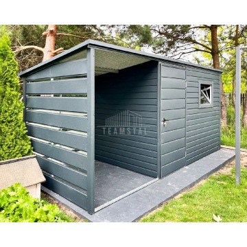 Schowek Domek Ogrodowy 3x2,5m + wiata 1,5m Okno... - Altany, domki, namioty - Miastko - zdjęcie 4