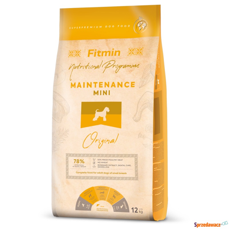 Fitmin Program Mini Maintenance - 12 kg - Karmy dla psów - Pruszcz Gdański
