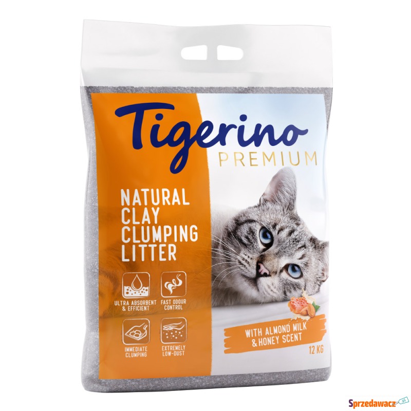 Tigerino Premium, żwirek dla kota – zapach ml... - Żwirki do kuwety - Legnica