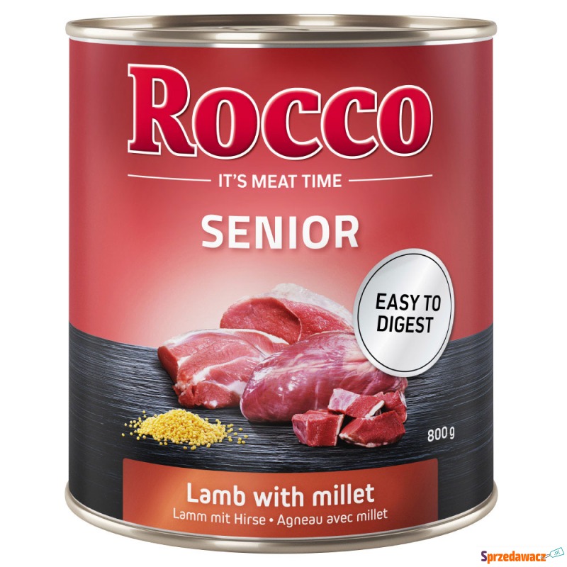 Korzystny pakiet Rocco Senior, 12 x 800 g - Pakiet... - Karmy dla psów - Czarne