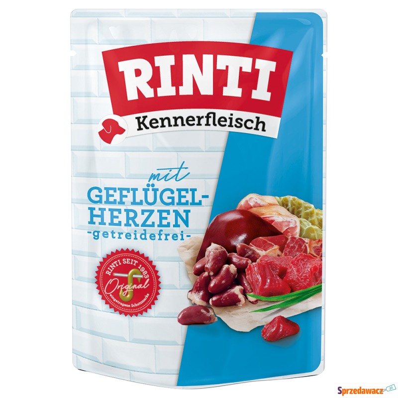 RINTI Kennerfleisch, w saszetkach, 10 x 400 g... - Karmy dla psów - Konin