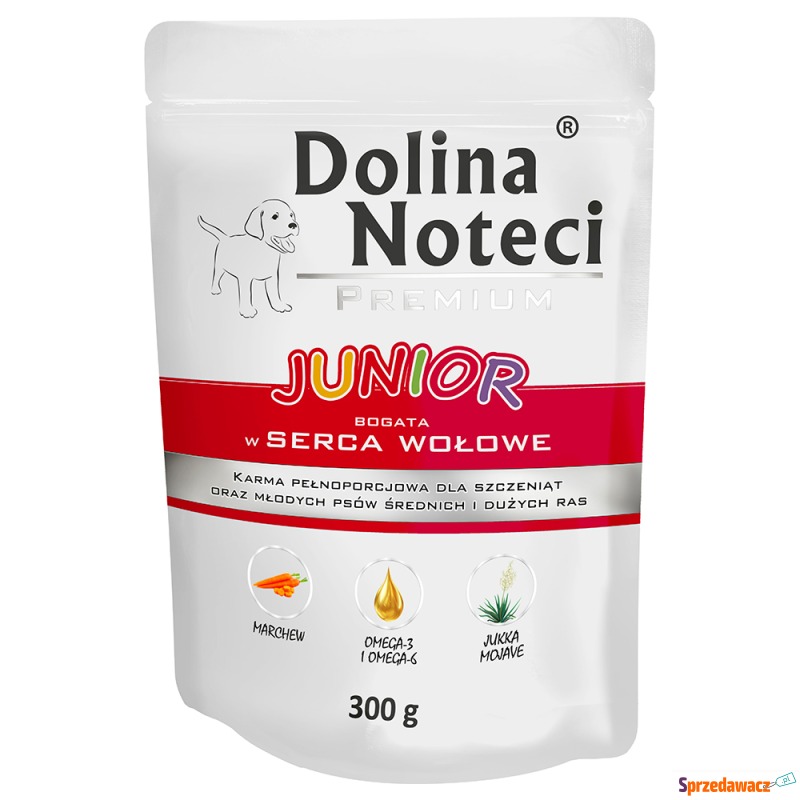 Megapakiet Dolina Noteci Junior,  20 x 300 g -... - Karmy dla psów - Szczecinek