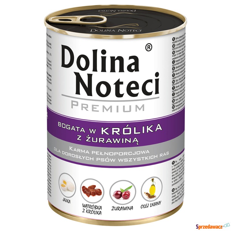 Megapakiet Dolina Noteci Premium, 48 x 400 g -... - Karmy dla psów - Białystok