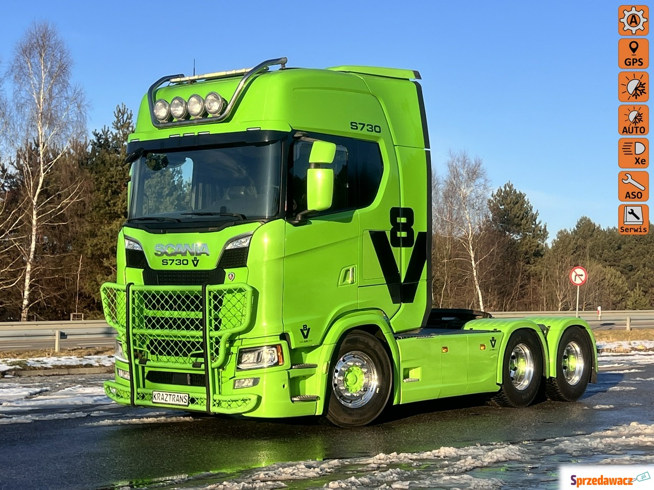 Scania s730 6x4 518Tkm pełna opcja...