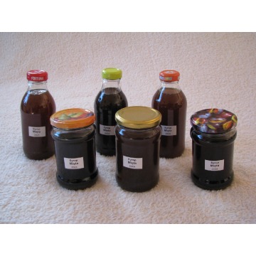 Domowy syrop z mięty pieprzowej, mocno skoncentrowany, niskosłodzony 300 ml