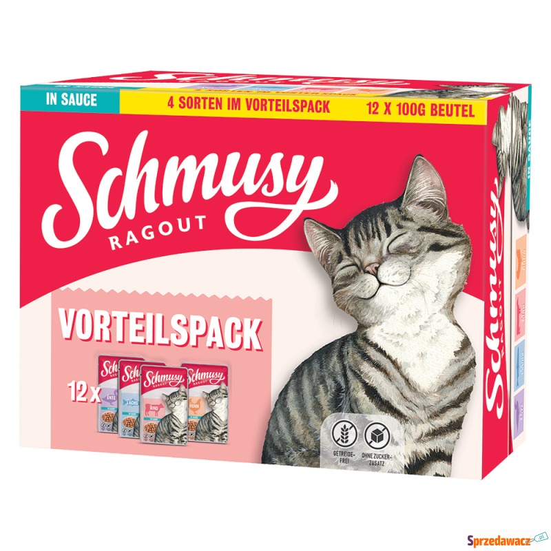 Pakiet mieszany Schmusy Ragout w sosie - 24 x... - Karmy dla kotów - Koszalin