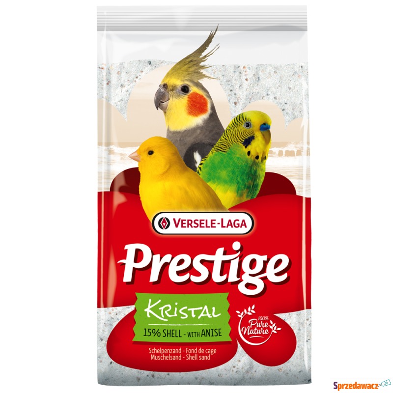 Prestige Kristal piasek muszelkowy - 2 x 5 kg - Akcesoria, wyposażenie - Poznań