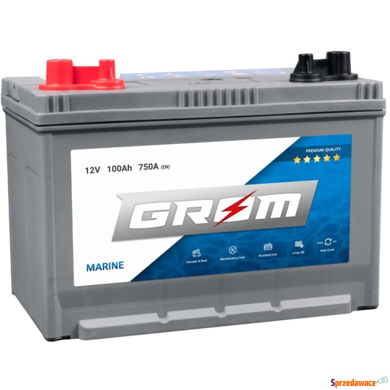 Akumulator 100Ah 750A EN Grom Marine