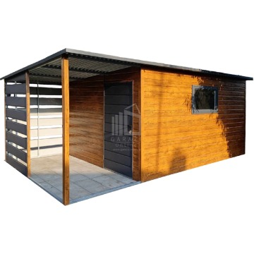 Schowek domek ogrodowy 3,5x3m + wiata 2m drzwi... - Altany, domki, namioty - Morąg - zdjęcie 1