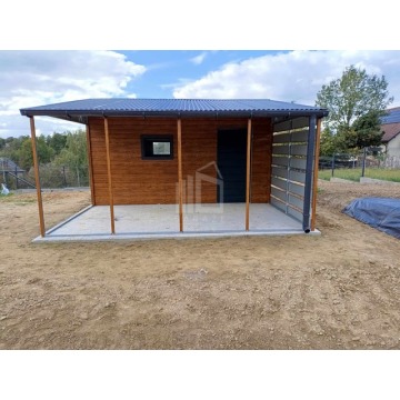 Garaż blaszany 5x6m + wiata 4m Brama uchylna... - Garaże i wiaty - Ruda Śląska - zdjęcie 3