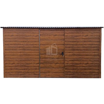 Schowek - Domek Ogrodowy 4x3m Drzwi okno drewnopodobny dwuspad ID762