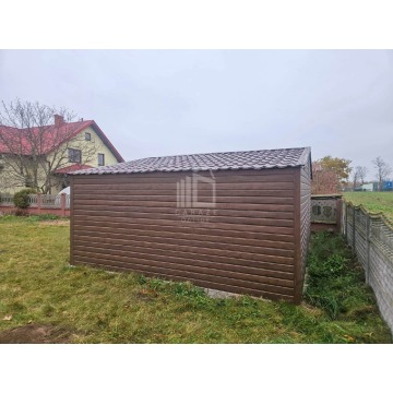 Garaż blaszany 6x5,8m 2x brama uchylna blacho... - Garaże i wiaty - Tarnawa - zdjęcie 4