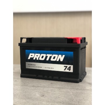 Akumulator 74Ah 620A EN Proton prawy plus niski - Akumulatory - Augustów - zdjęcie 1