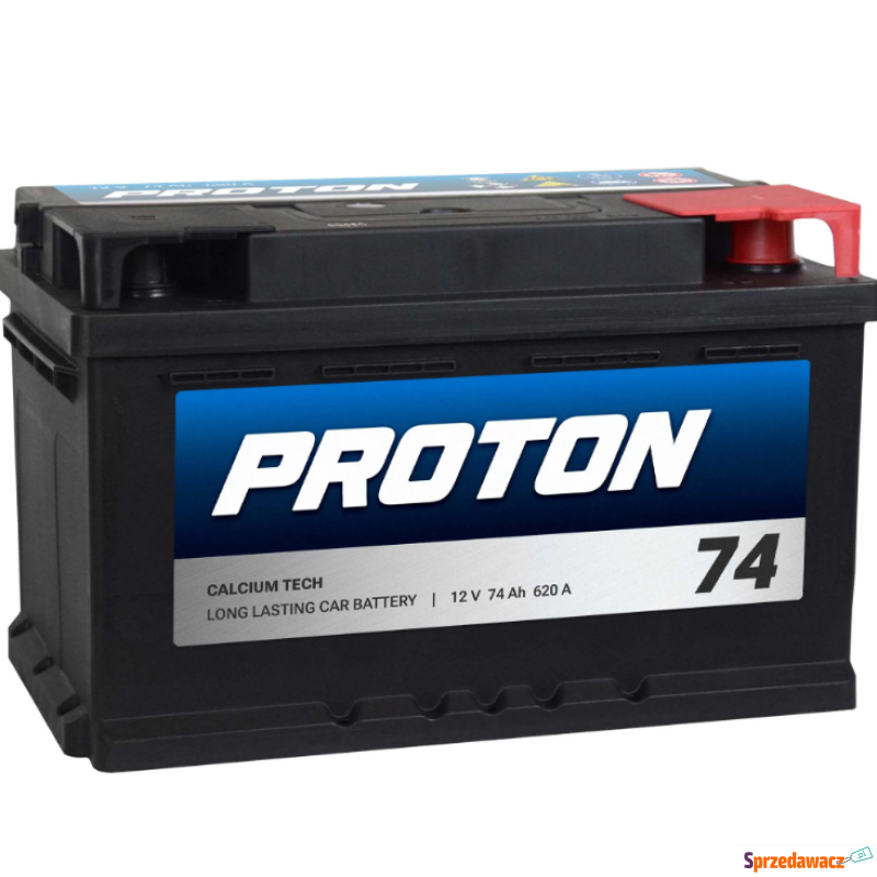 Akumulator PROTON 74Ah 620A niski / wysoki - Akumulatory - Bydgoszcz