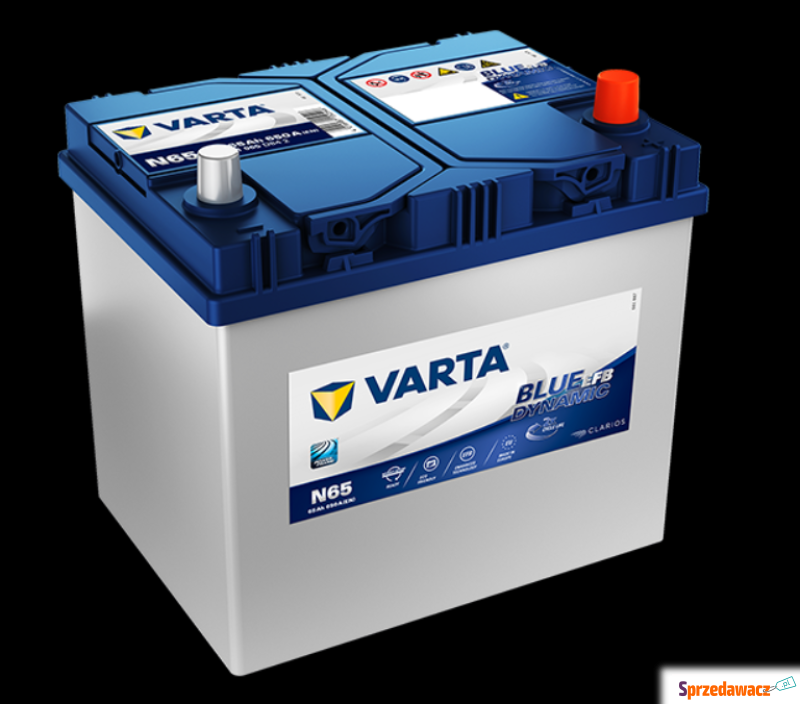 Akumulator VARTA blue dynamic efb 65Ah 650A n65 - Akumulatory - Bydgoszcz