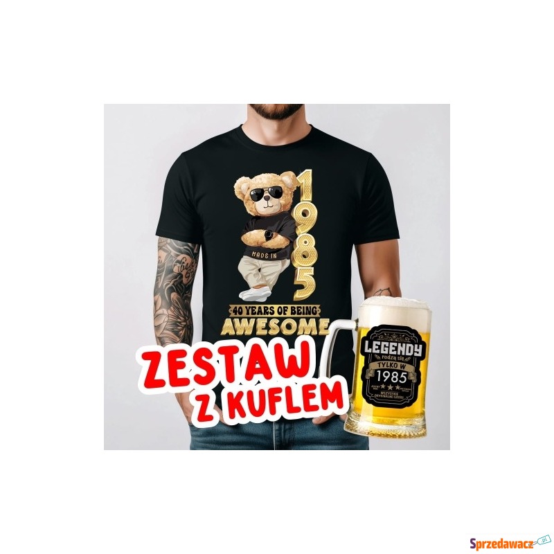 Koszulka na 40 URODZINY - ZESTAW...