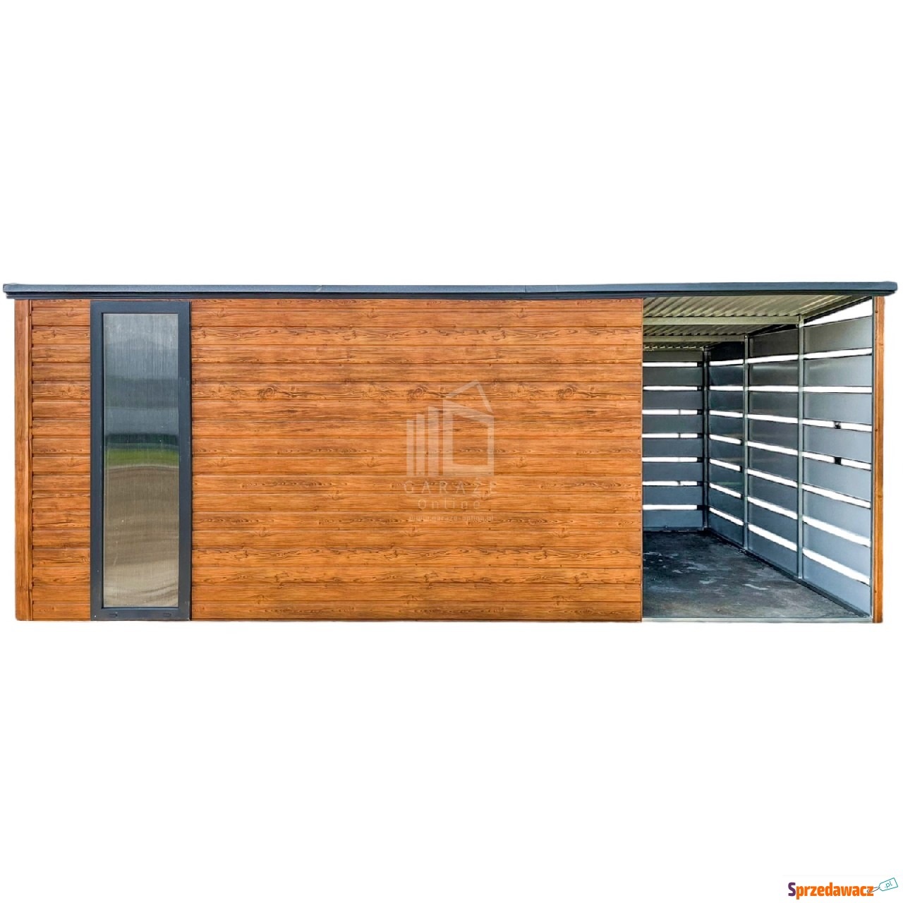 Schowek domek ogrodowy 4x3m + wiata...
