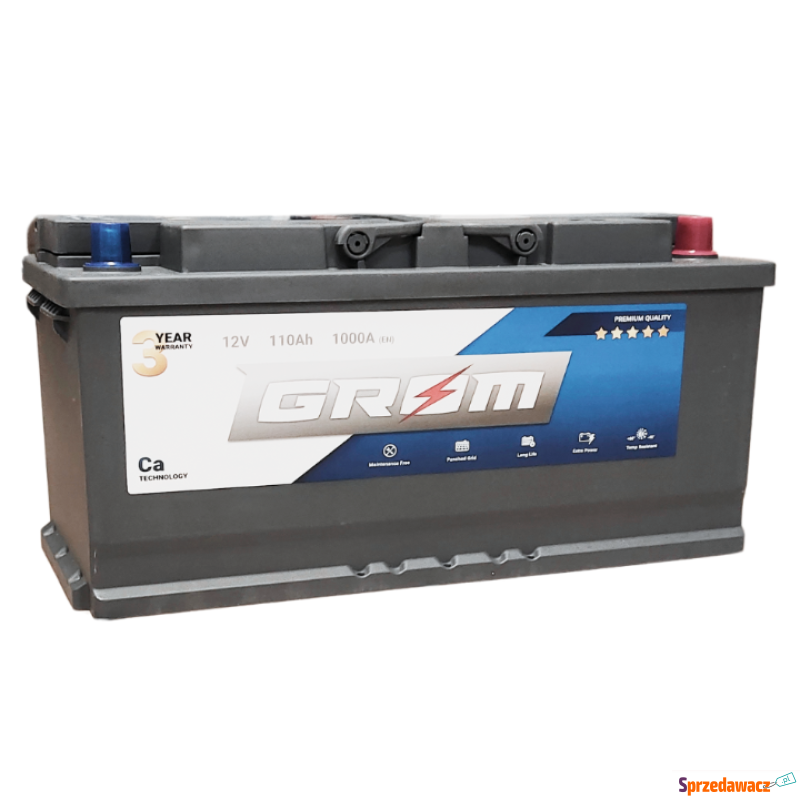 Akumulator Grom Premium 110Ah 1000A