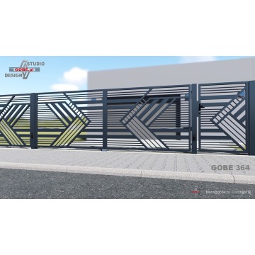 Bramy skrzydłowe, nowoczesne ogrodzenia panelowe - Bramy, furtki - Nieborowice - zdjęcie 2