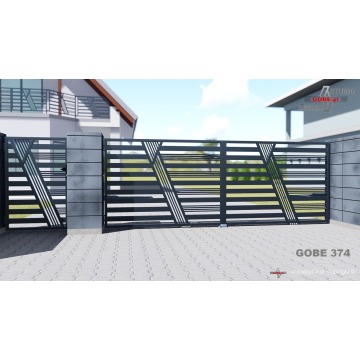 Bramy skrzydłowe, nowoczesne ogrodzenia panelowe - Bramy, furtki - Nieborowice - zdjęcie 4