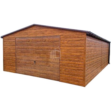 Garaż blaszany 6x6m Brama uchylna drzwi 2x okno... - Garaże i wiaty - Piła - zdjęcie 1