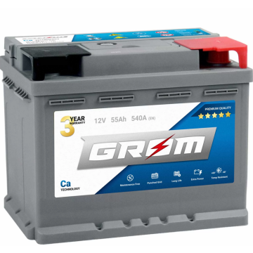 Akumulator GROM Premium 55Ah 540A - Akumulatory - Bydgoszcz - zdjęcie 1