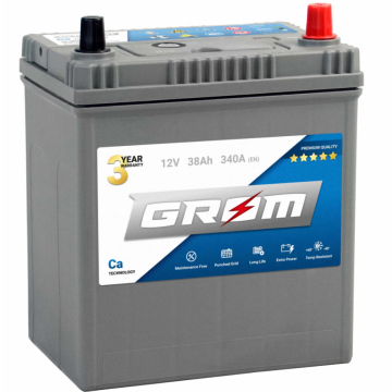 Akumulator 38Ah 340A EN Grom Premium Japan Prawy... - Akumulatory - Bydgoszcz - zdjęcie 1