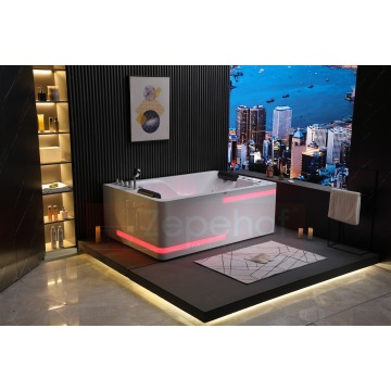 Wanna z hydromasażem K-700 dla 2-óch osób prostokątna 180cmx120cmx65cm dysze led