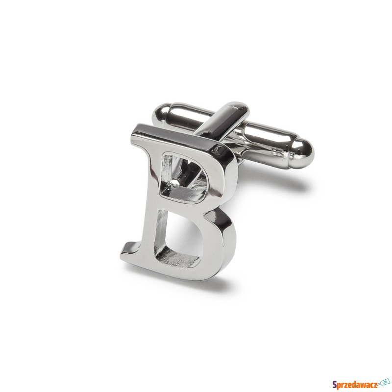 Spinki do mankietów w kształcie liter - alfabet... - Spinki do mankietów i... - Pruszków