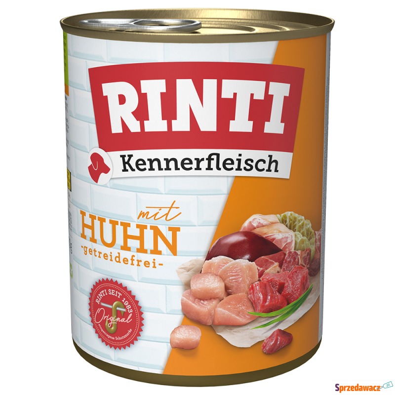 RINTI Kennerfleisch, 6 x 800 g - Kurczak - Karmy dla psów - Białogard