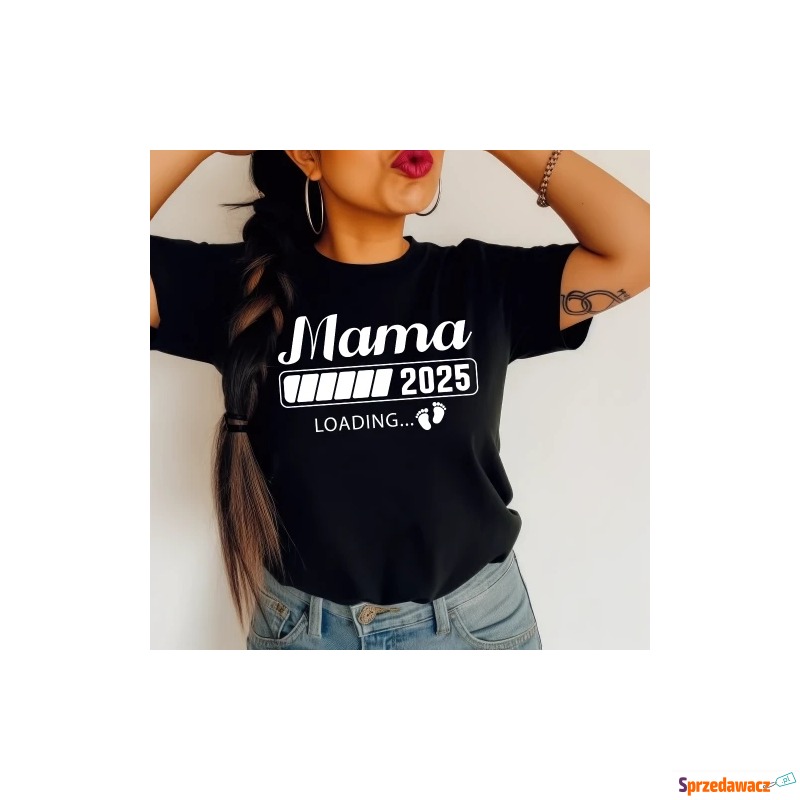 DAMSKA koszulka - MAMA LOADING...