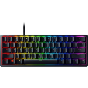 Klawiatura Klawiatura gamingowa Razer Huntsman Mini Razer Clicky Optical Purple przewodowa optyczno-