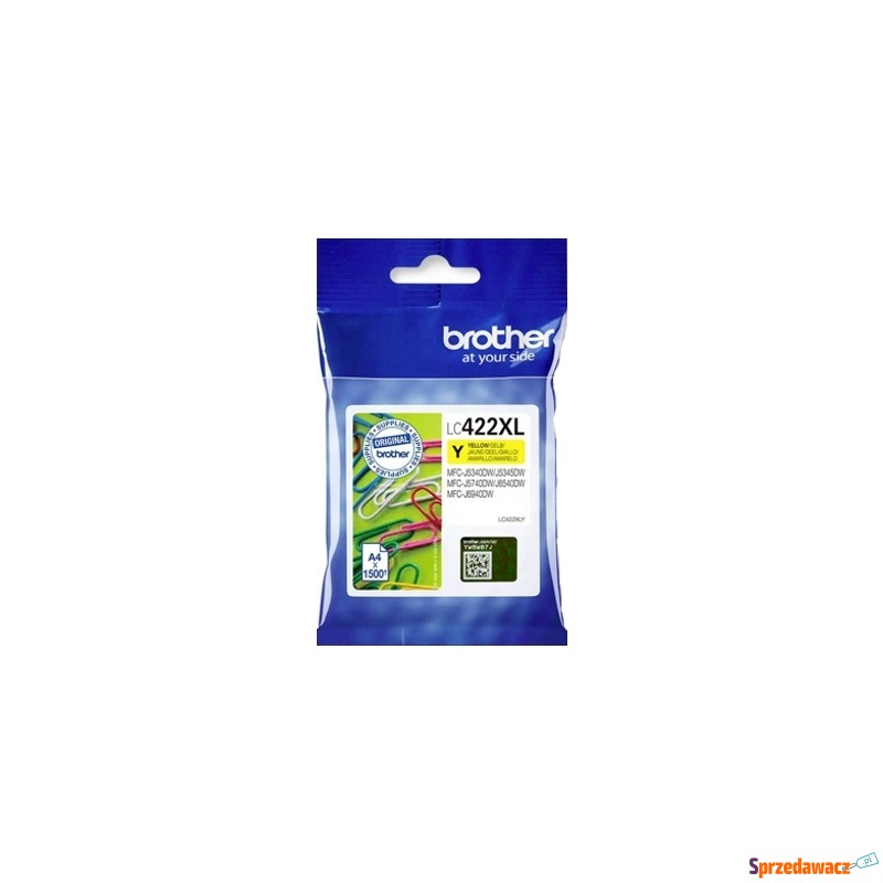 Tusz Oryginalny Brother LC-422 XL Y (LC422XLY)... - Tusze, tonery - Inowrocław