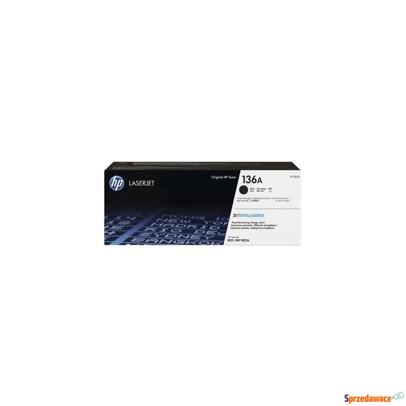 Toner Oryginalny HP 136A (W1360A) (Czarny) -... - Tusze, tonery - Siedlce