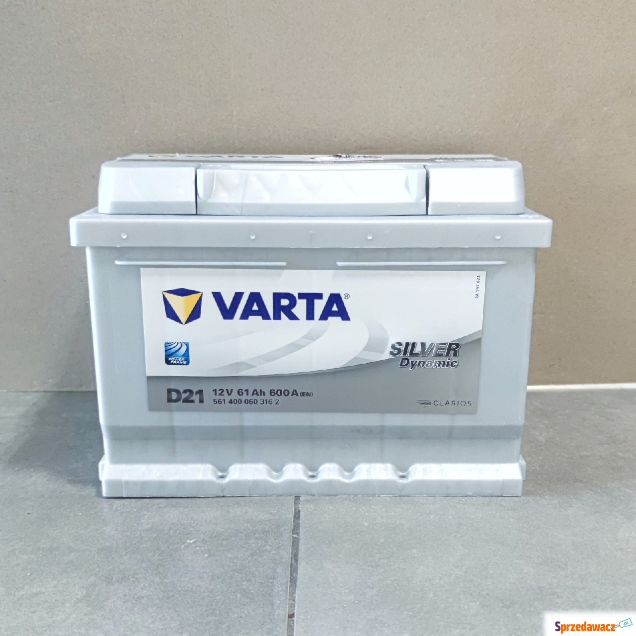 Akumulator 61Ah 600A EN Varta...