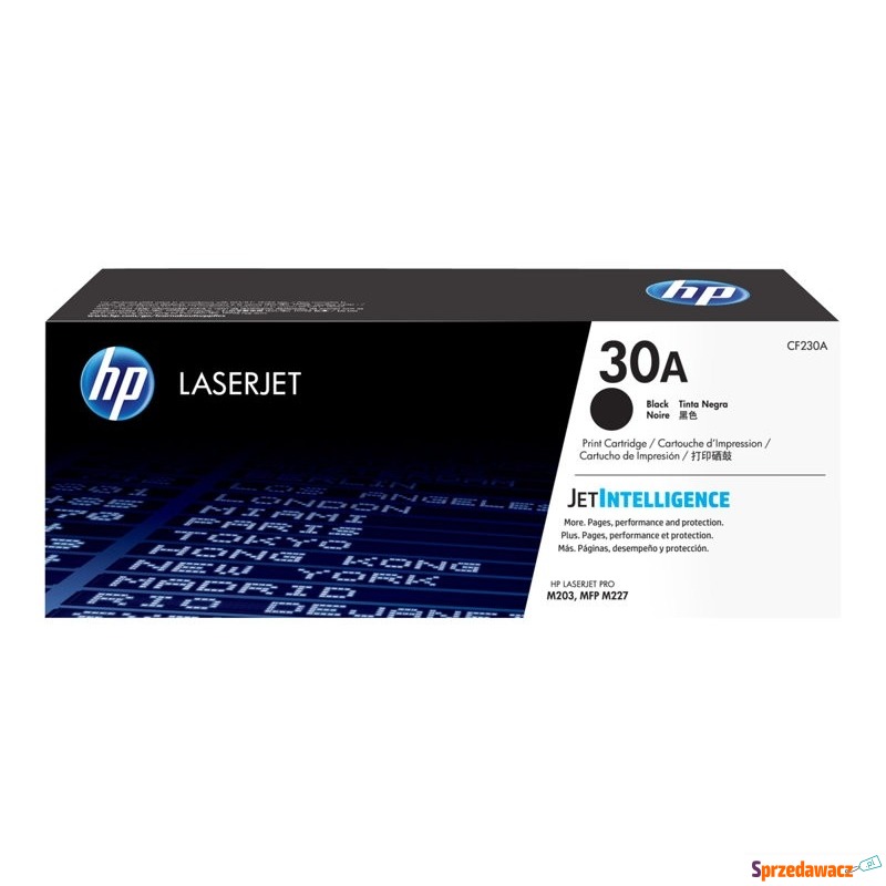 Oryginalny toner HP 30A czarny...