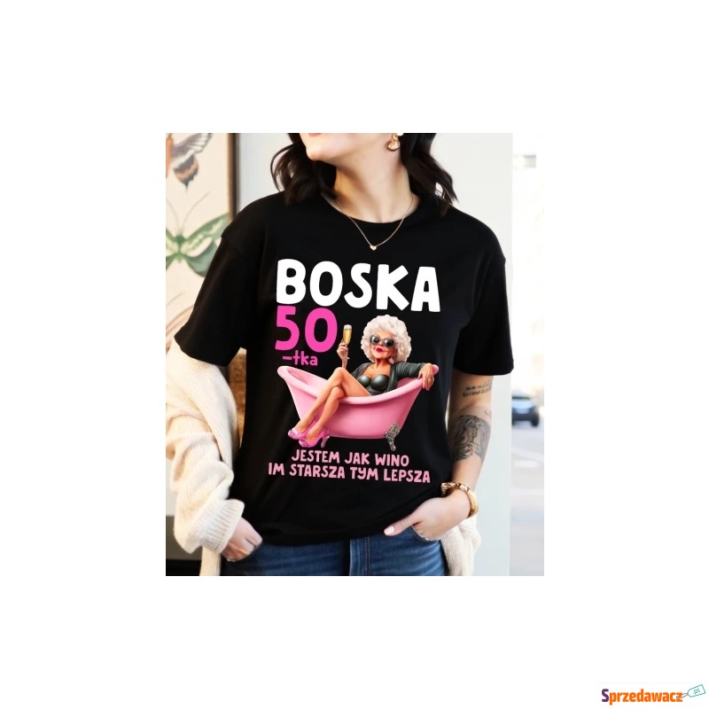DAMSKA koszulka na 50 urodziny