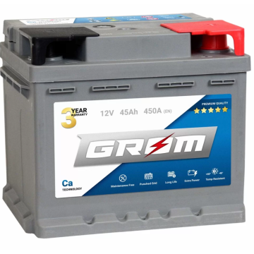 Akumulator 45Ah 450A EN Grom Premium - Akumulatory - Bydgoszcz - zdjęcie 1