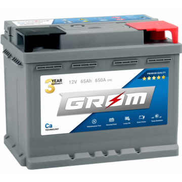 Akumulator 65Ah 650A EN Grom Premium - Akumulatory - Bydgoszcz - zdjęcie 1