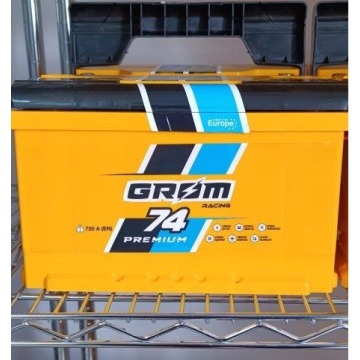Akumulator 74Ah 680A Grom Racing - Sosnowiec - Akumulatory - Sosnowiec - zdjęcie 1