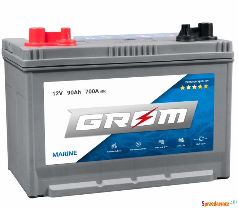 Akumulator GROM marine 90Ah 700A